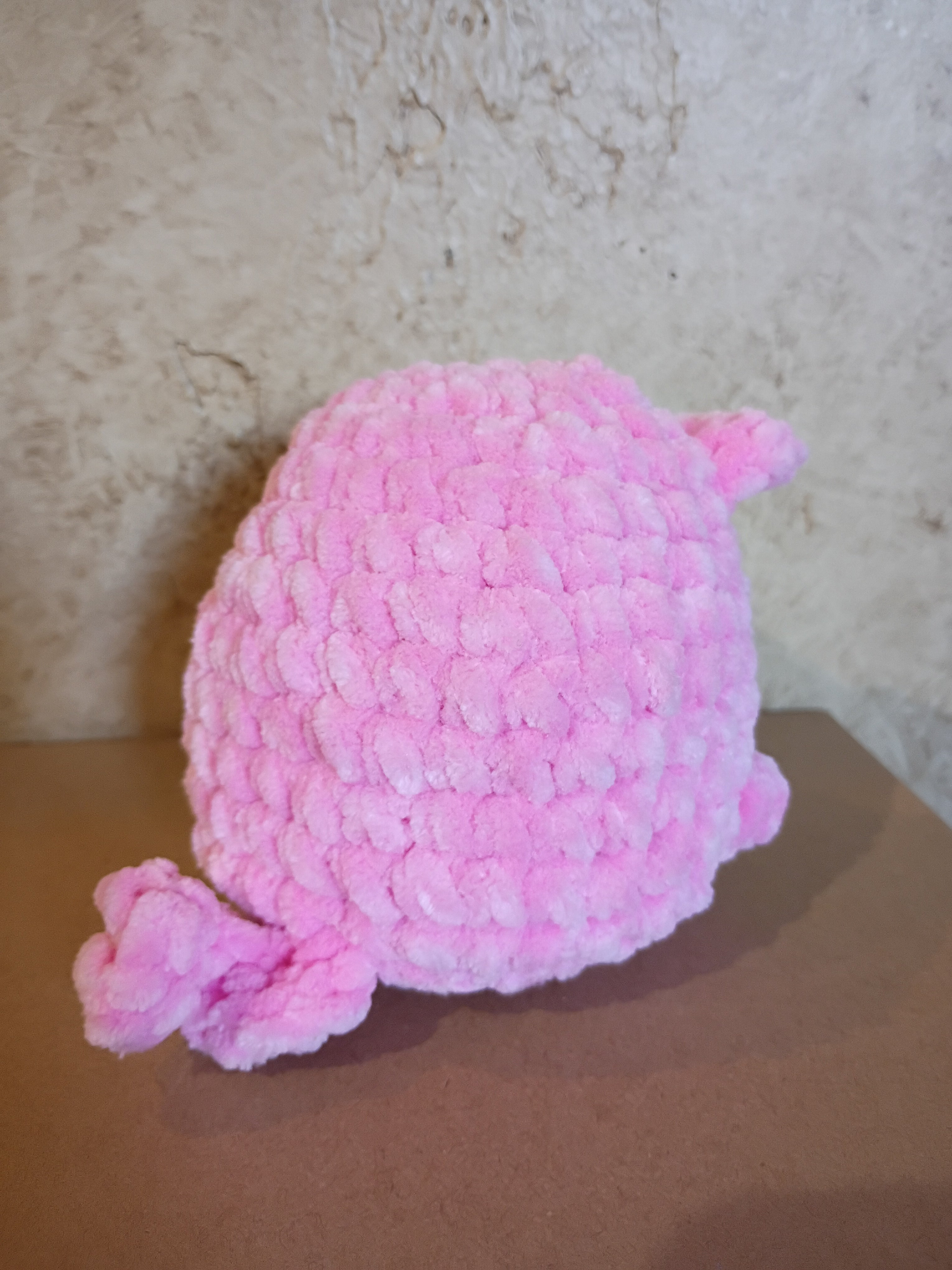 Handmade Soft Crochet Pig