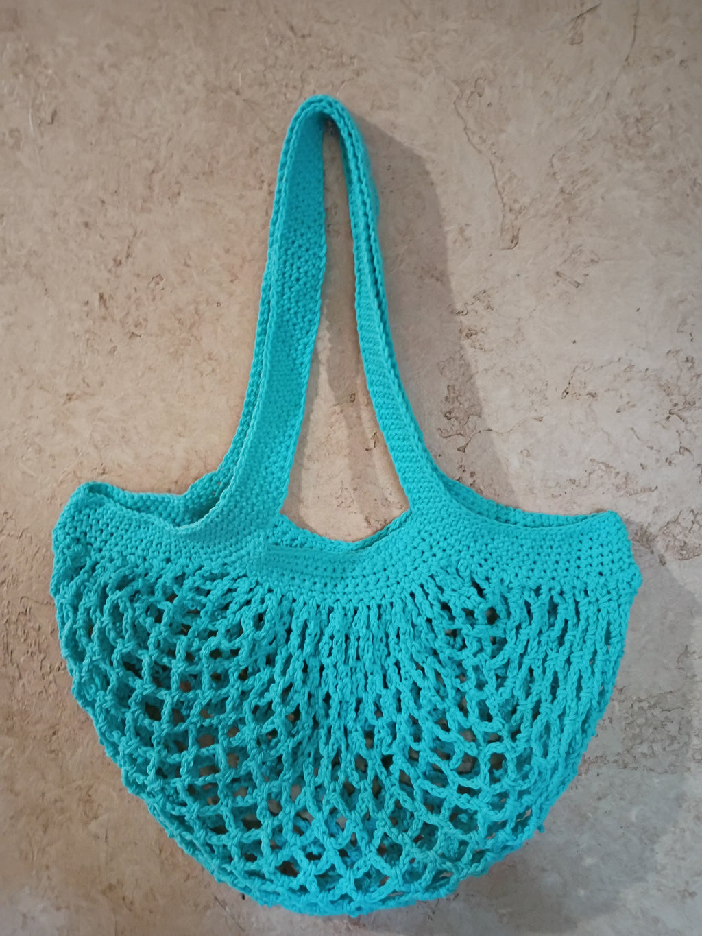 Handmade Crochet Mesh Market Bag