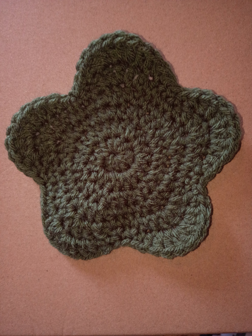 Crochet Flower Coasters – Set of 4