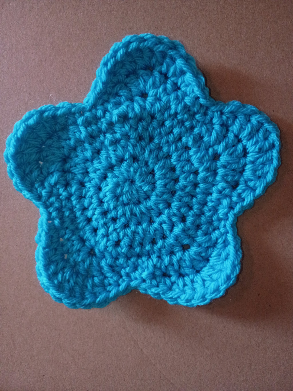 Crochet Flower Coasters – Set of 4