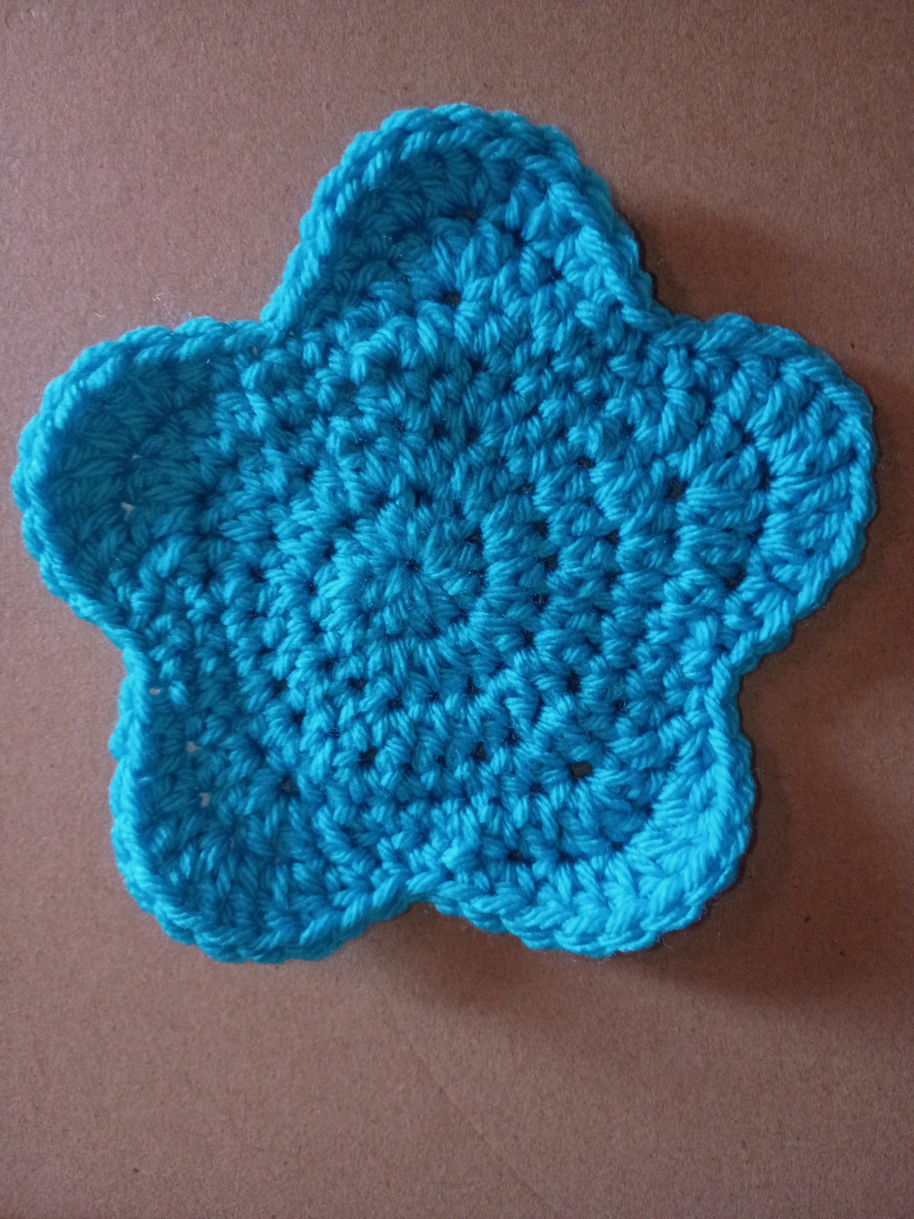 Crochet Flower Coasters – Set of 4