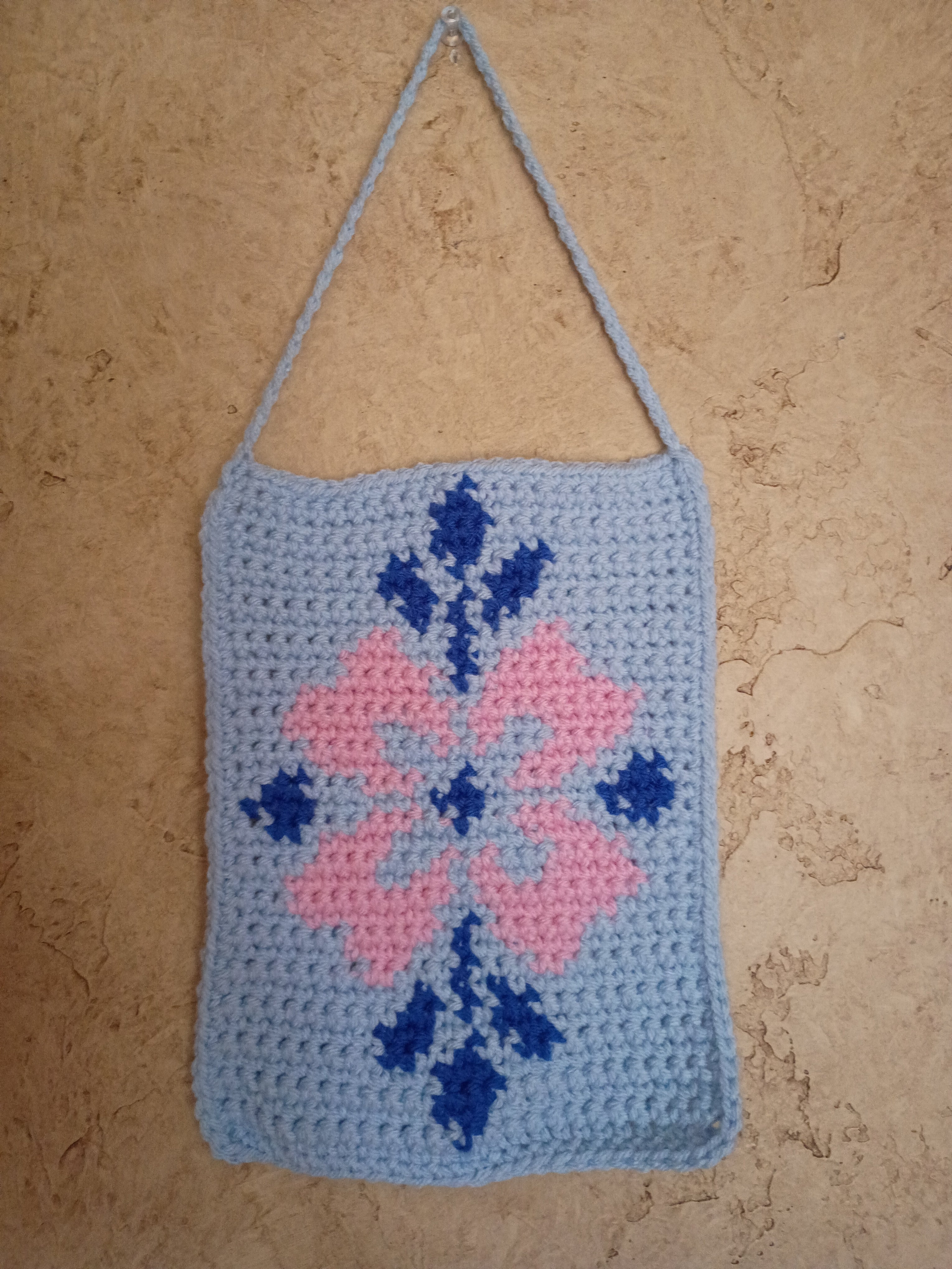 Pink Floral Tapestry